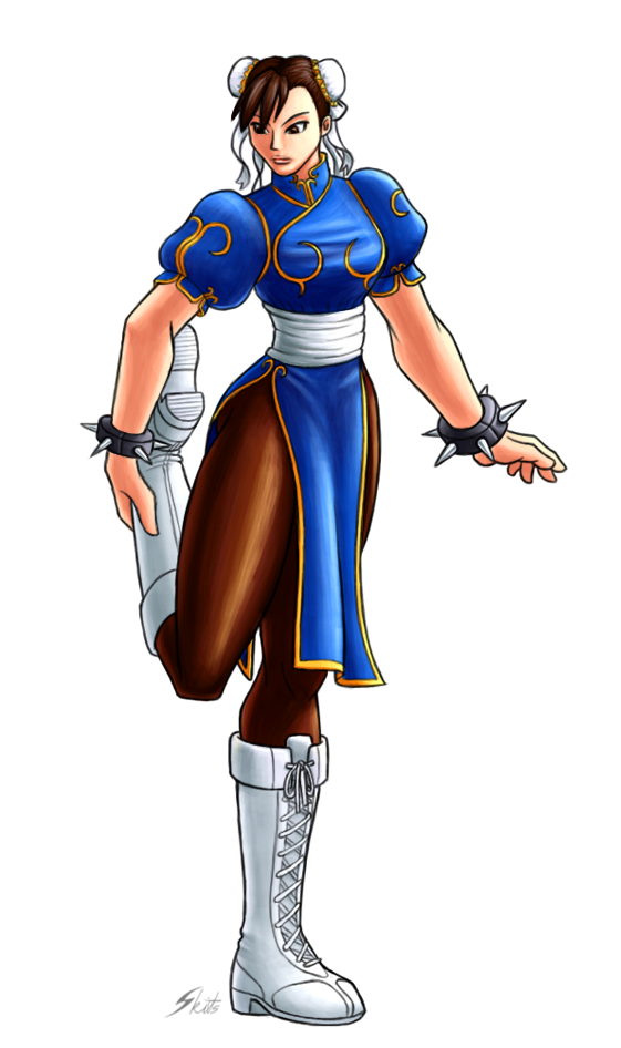 Digital Art of Chun-Li, Street Fighter